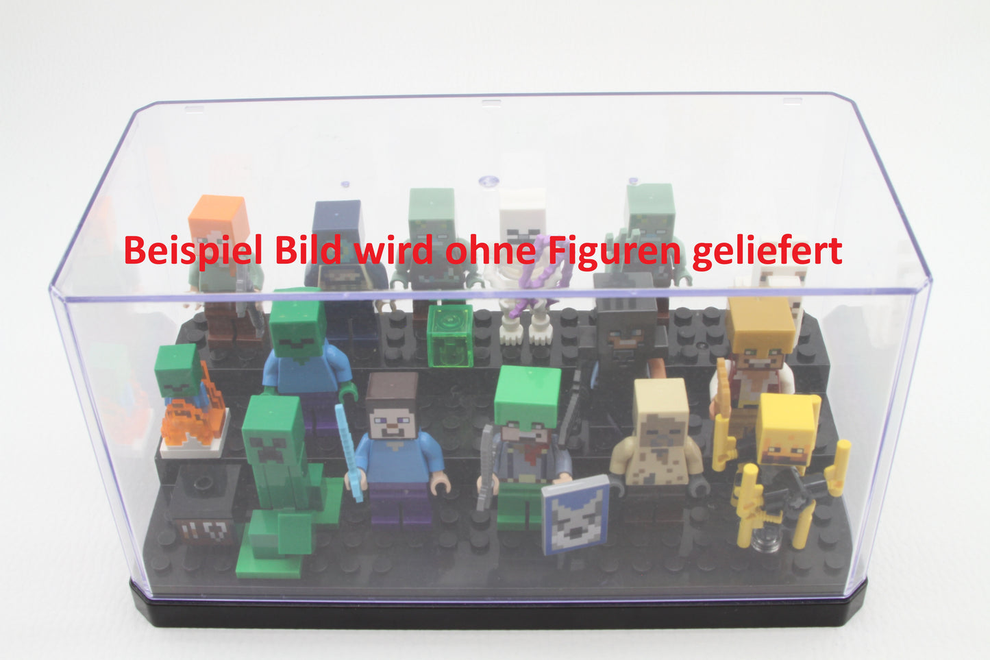 Mini Figuren Vitrine / Display / Schaukasten / Box