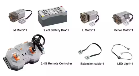 CADA Power System S059-001 Set Remote Control mit Motoren und Zubehör 2,4Ghz Klemmbaustein