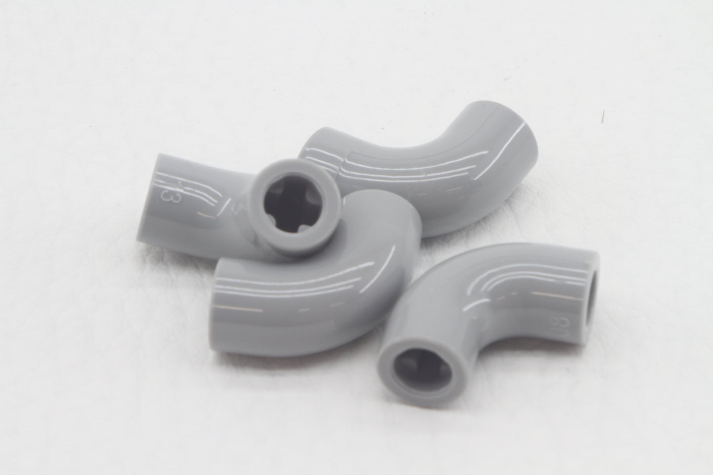 CADA 25214 Tube with Axle Hole / Kreuzachse Verbinder 90° 4er Set