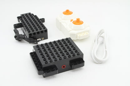 Mould King Motor + Servo mit Fernsteuerung Drehzahlgeregelt Set