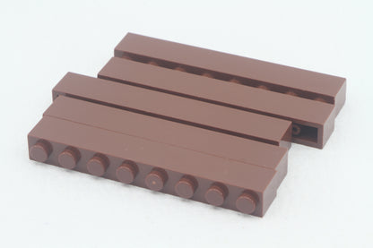 Mould King 3008 Brick 1x8 5er Set