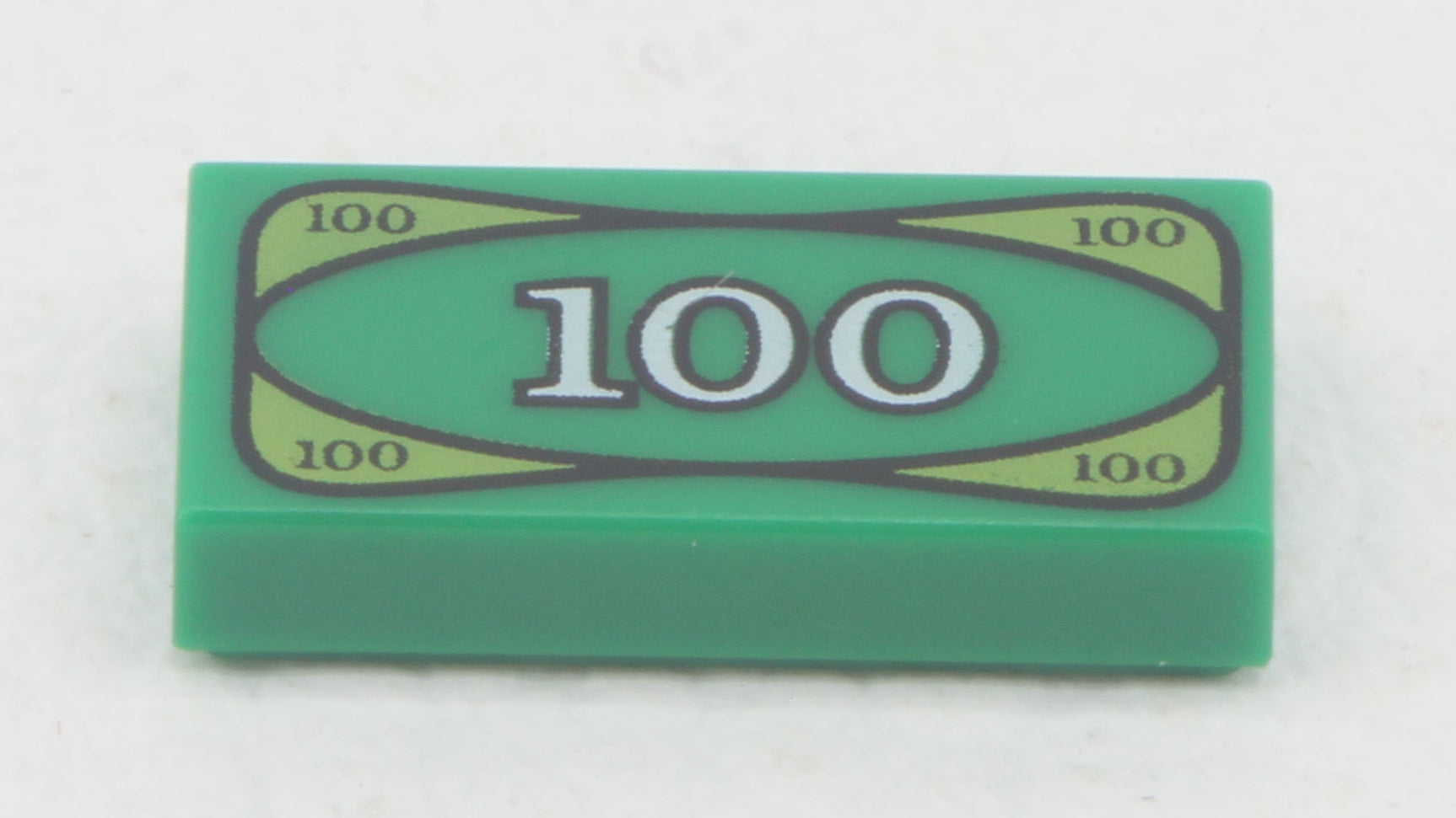 LEGO® 82317 Flat Tile 1x2 / 100 Dollar / Banknote / Geldschein / Bedruckt