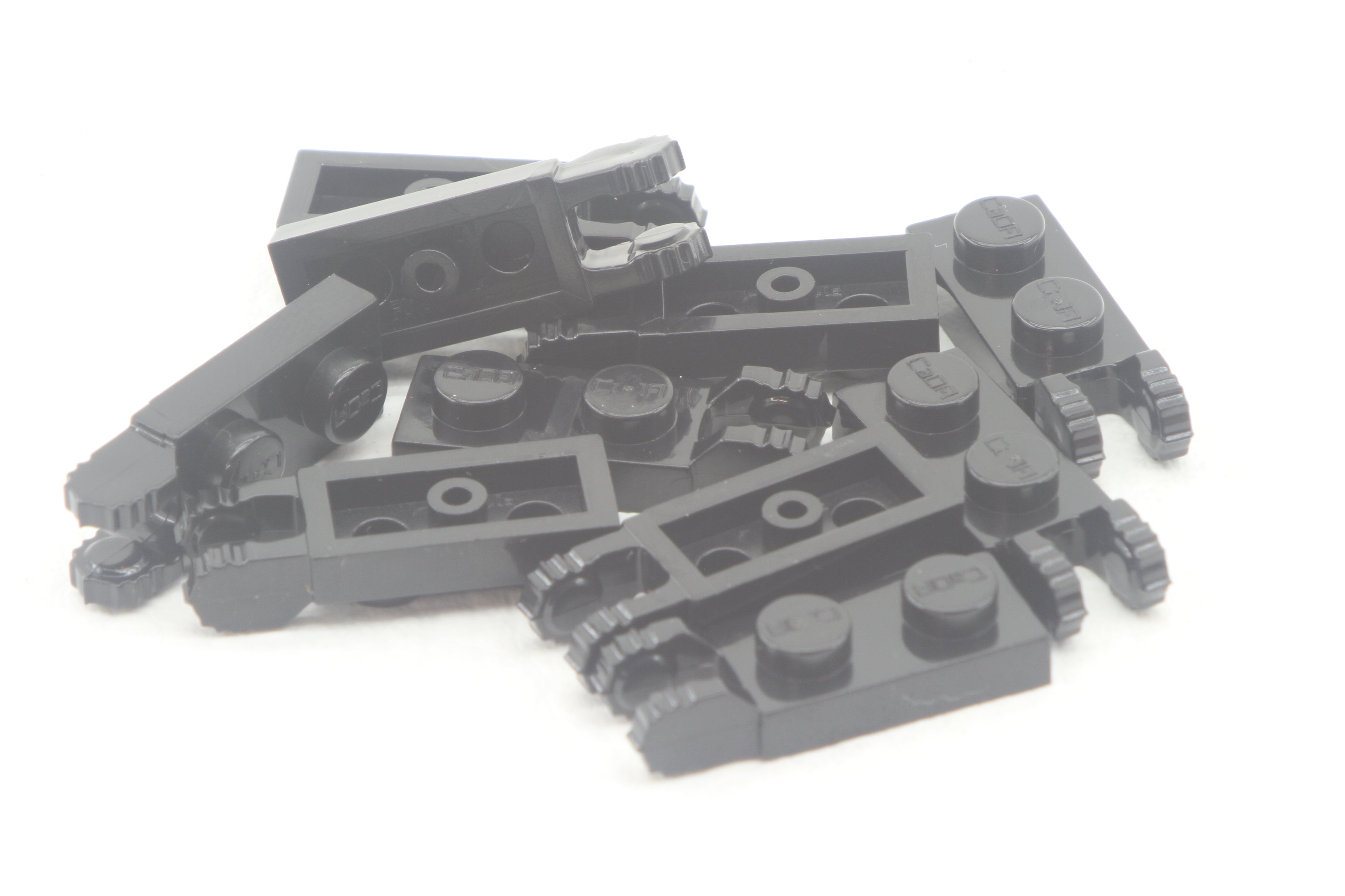 CADA 54657 Plate 1x2 W/ Fork Vertical End 10er Set