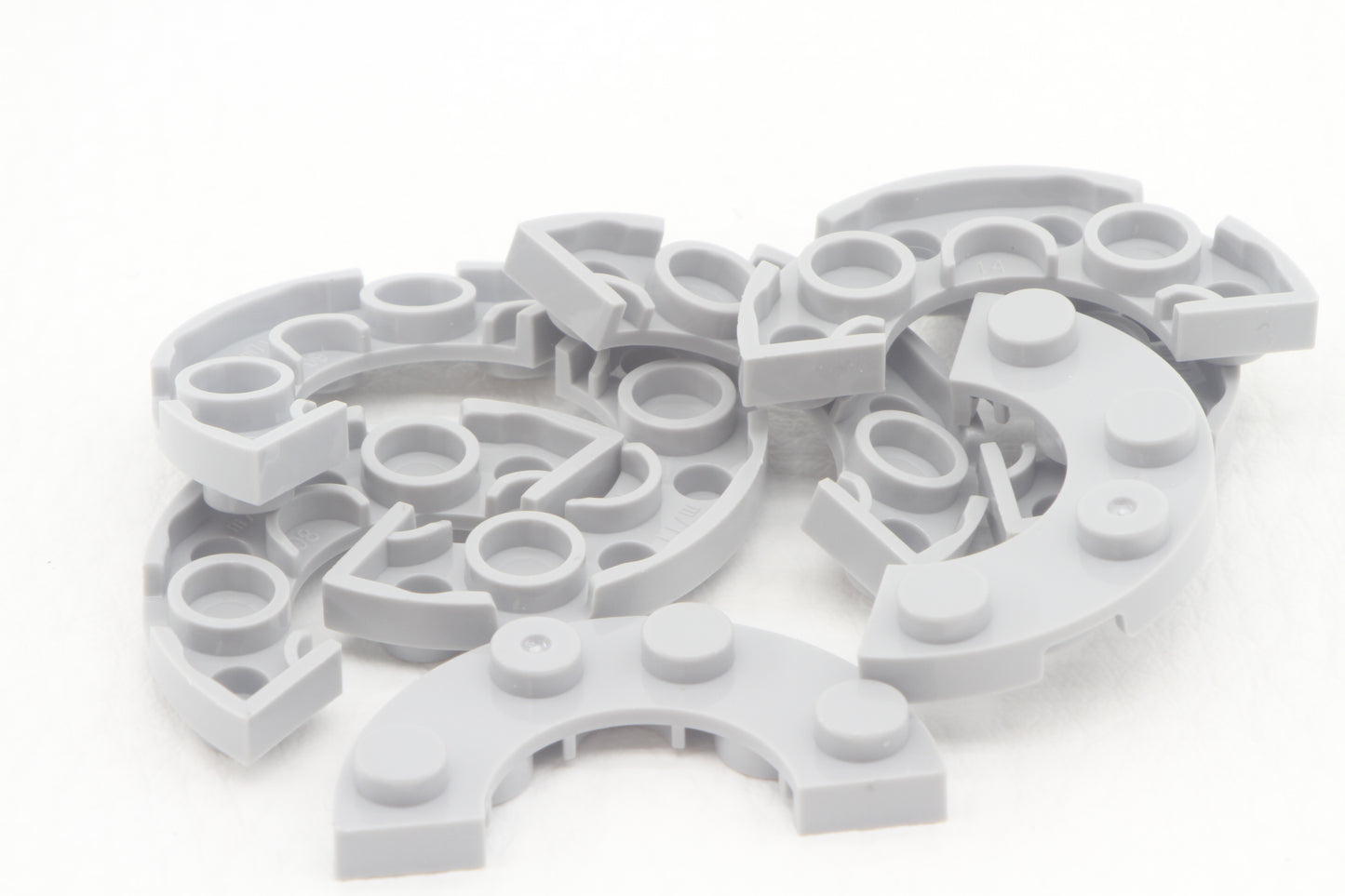 Mould King 28620 Plate Round 4x4 With Ø16mm Hole 8er Set