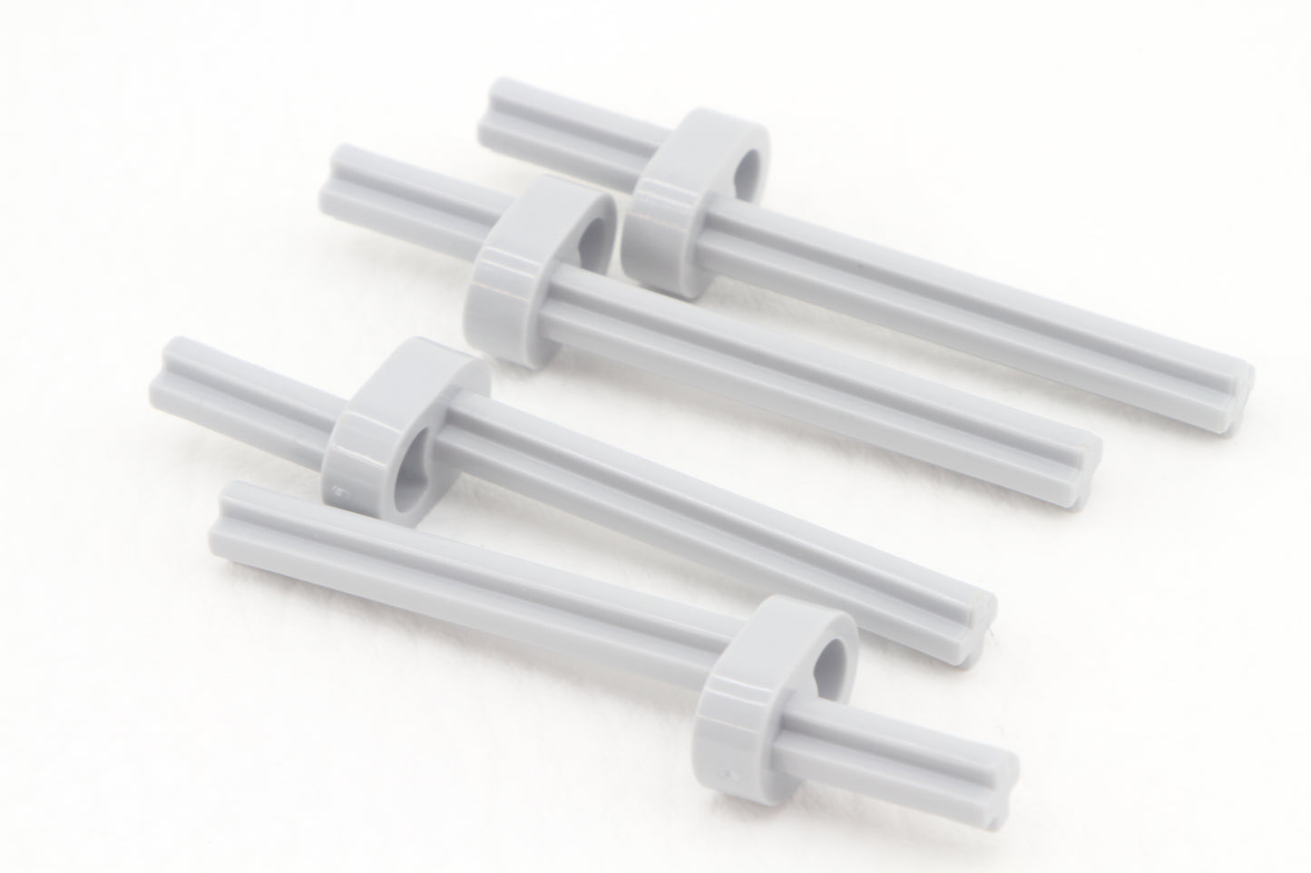 Mould King Technic 2853 Long Plastic Motor, Crank/Cross 4er Set