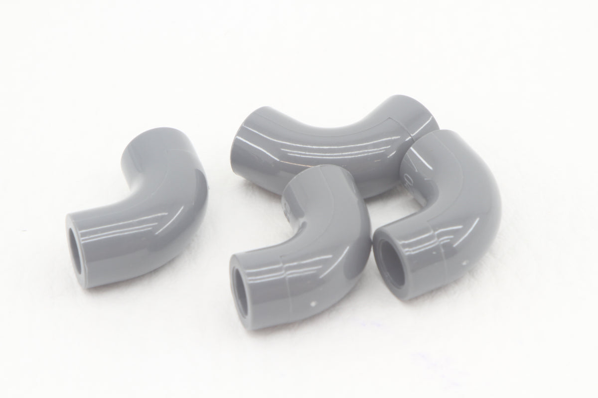 CADA 25214 Tube with Axle Hole / Kreuzachse Verbinder 90° 4er Set