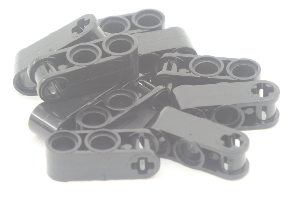 CADA Technic 42796 Beam / Cross block / Liftarm 1x3 Dunkel 10er Set Variante B