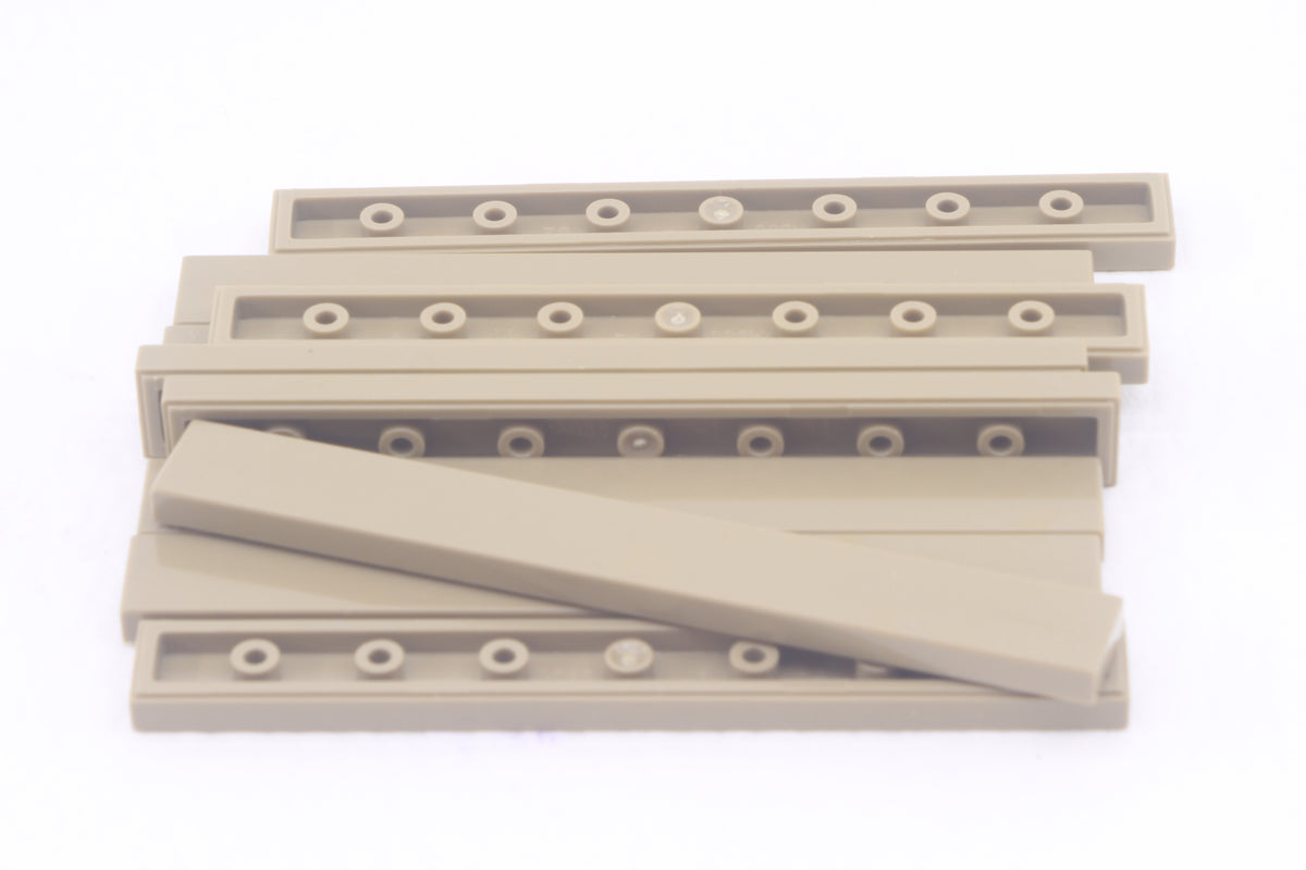 CADA 4162 Flat Tile 1x8 10er Set