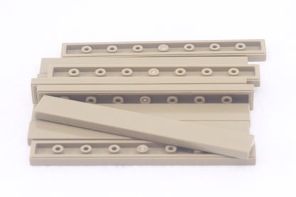 CADA 4162 Flat Tile 1x8 10er Set