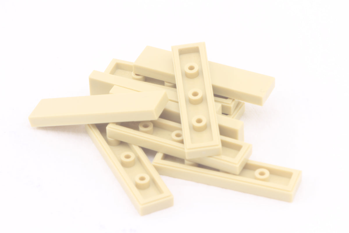 CADA 2431 Flat Tile 1x4 10er Set