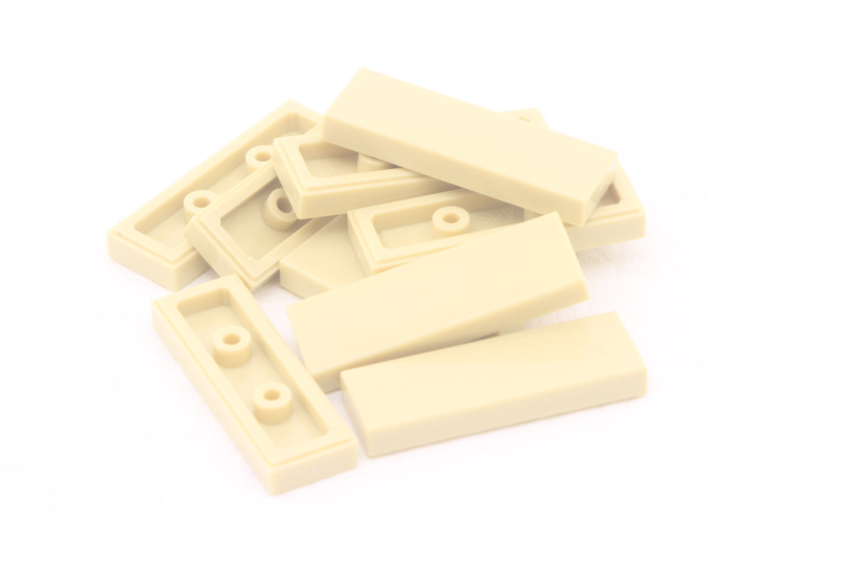 CADA 63864 Flat Tile 1x3 10er Set