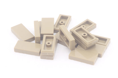 CADA 3069 Flat Tile 1x2 15er Set
