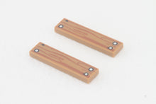 Klemmbausteine 73797 Flat Tile Wood Print 1x4 2er Set