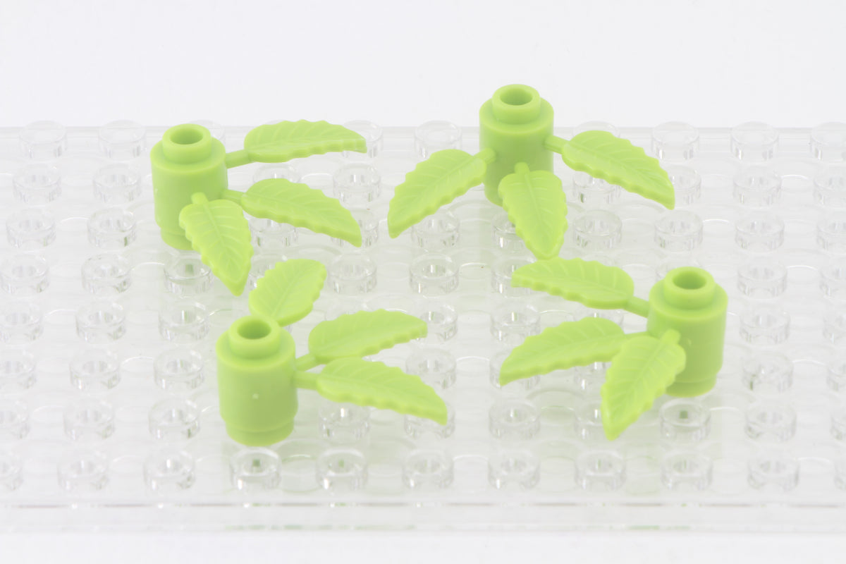 Klemmbaustein 30176 Bamboo Leaves 3x3 4er Set Variante 1