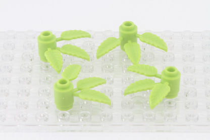 Klemmbaustein 30176 Bamboo Leaves 3x3 4er Set Variante 1