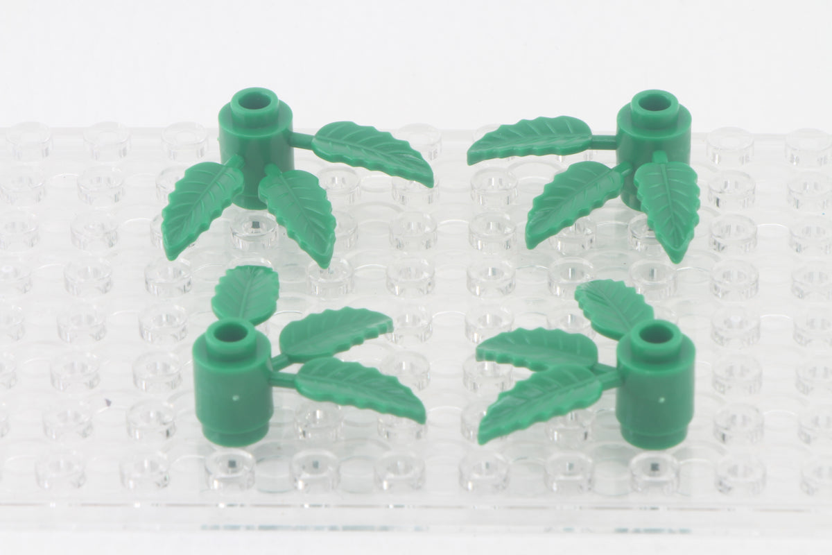 Klemmbaustein 30176 Bamboo Leaves 3x3 4er Set Variante 1