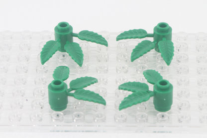 Klemmbaustein 30176 Bamboo Leaves 3x3 4er Set Variante 1