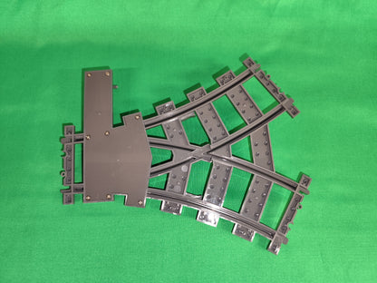 Schienen Eisenbahn Gleis Weiche Y-Weiche 2-fach Railway Rails Bausteine Klemmbaustein