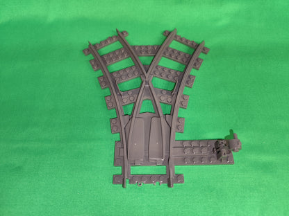 Schienen Eisenbahn Gleis Weiche Y-Weiche 2-fach Railway Rails Bausteine Klemmbaustein