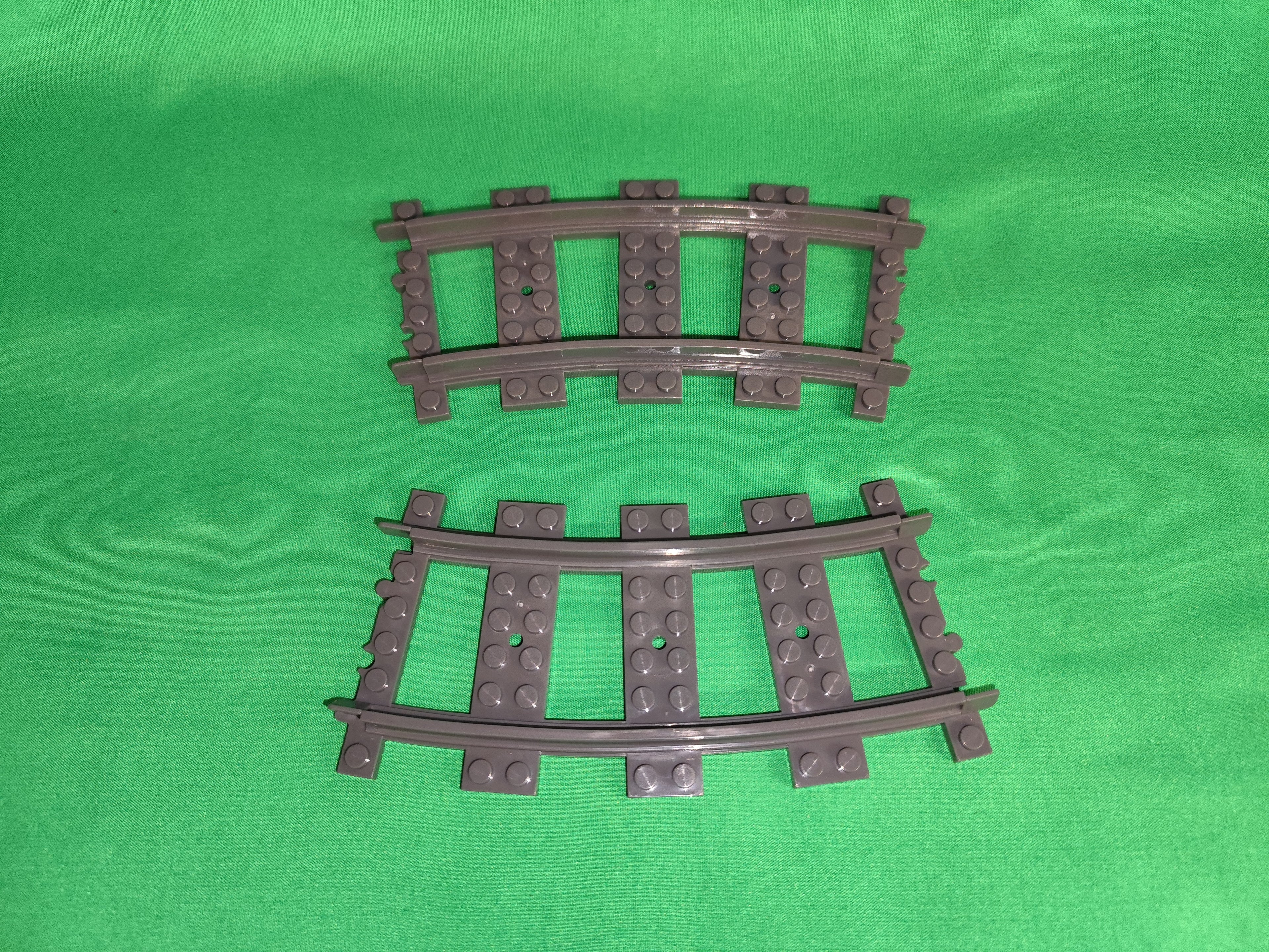 Schienen Eisenbahn Gleis Kurve 53400 Railway Rails Bausteine Klemmbaustein