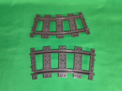 Schienen Eisenbahn Gleis Kurve 53400 Railway Rails Bausteine Klemmbaustein