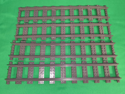 Schienen / Eisenbahn Rampe 2er Set Railway Rails Bausteine Klemmbaustein