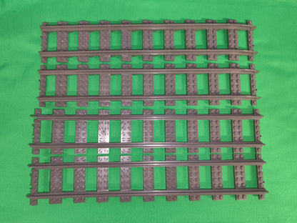 Schienen / Eisenbahn Rampe 2er Set Railway Rails Bausteine Klemmbaustein