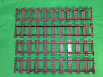 Schienen / Eisenbahn Rampe 2er Set Railway Rails Bausteine Klemmbaustein