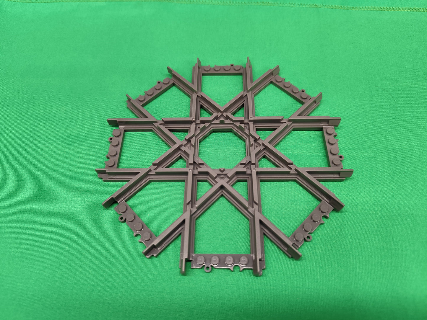 Schienen Eisenbahn Gleis Kreuzung 8-fach Railway Rails Bausteine Klemmbaustein