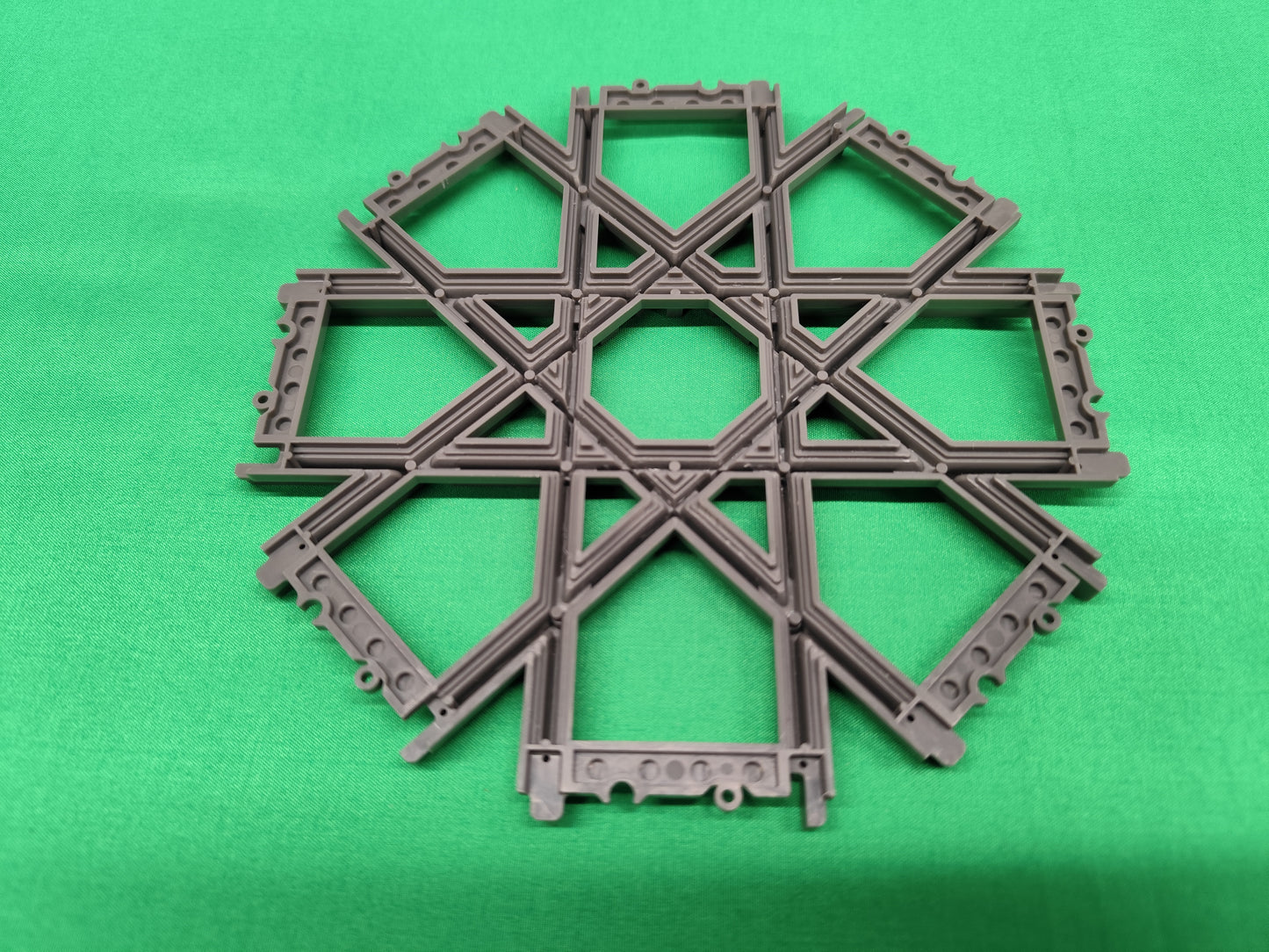 Schienen Eisenbahn Gleis Kreuzung 8-fach Railway Rails Bausteine Klemmbaustein