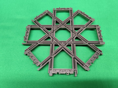 Schienen Eisenbahn Gleis Kreuzung 8-fach Railway Rails Bausteine Klemmbaustein