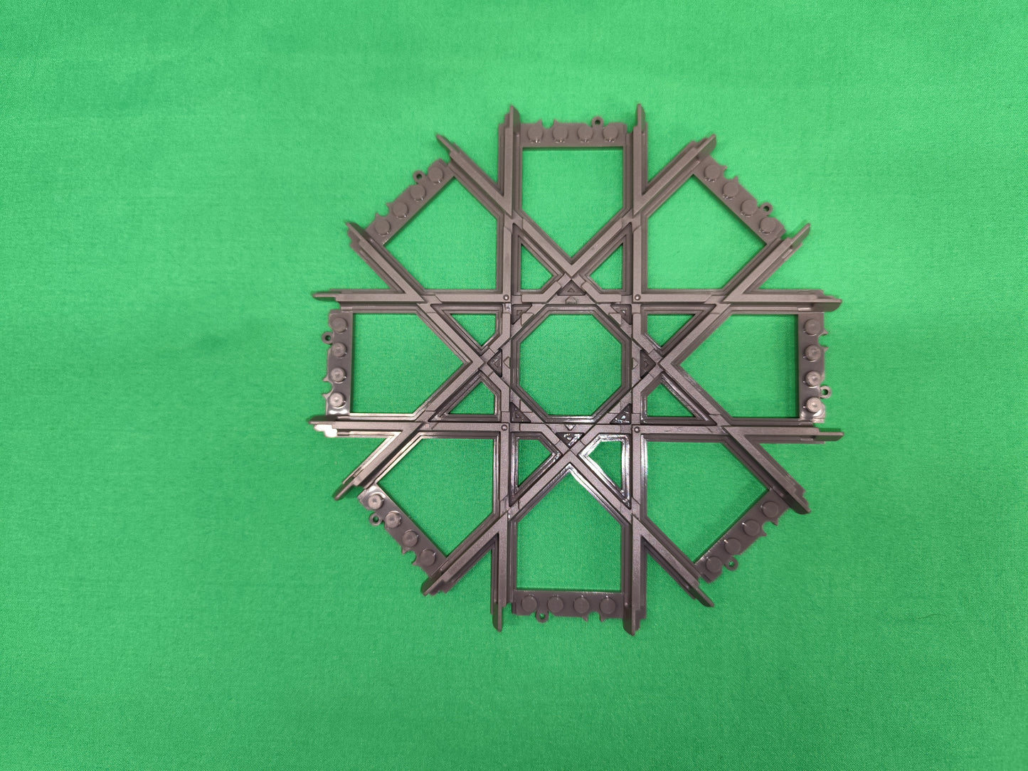 Schienen Eisenbahn Gleis Kreuzung 8-fach Railway Rails Bausteine Klemmbaustein