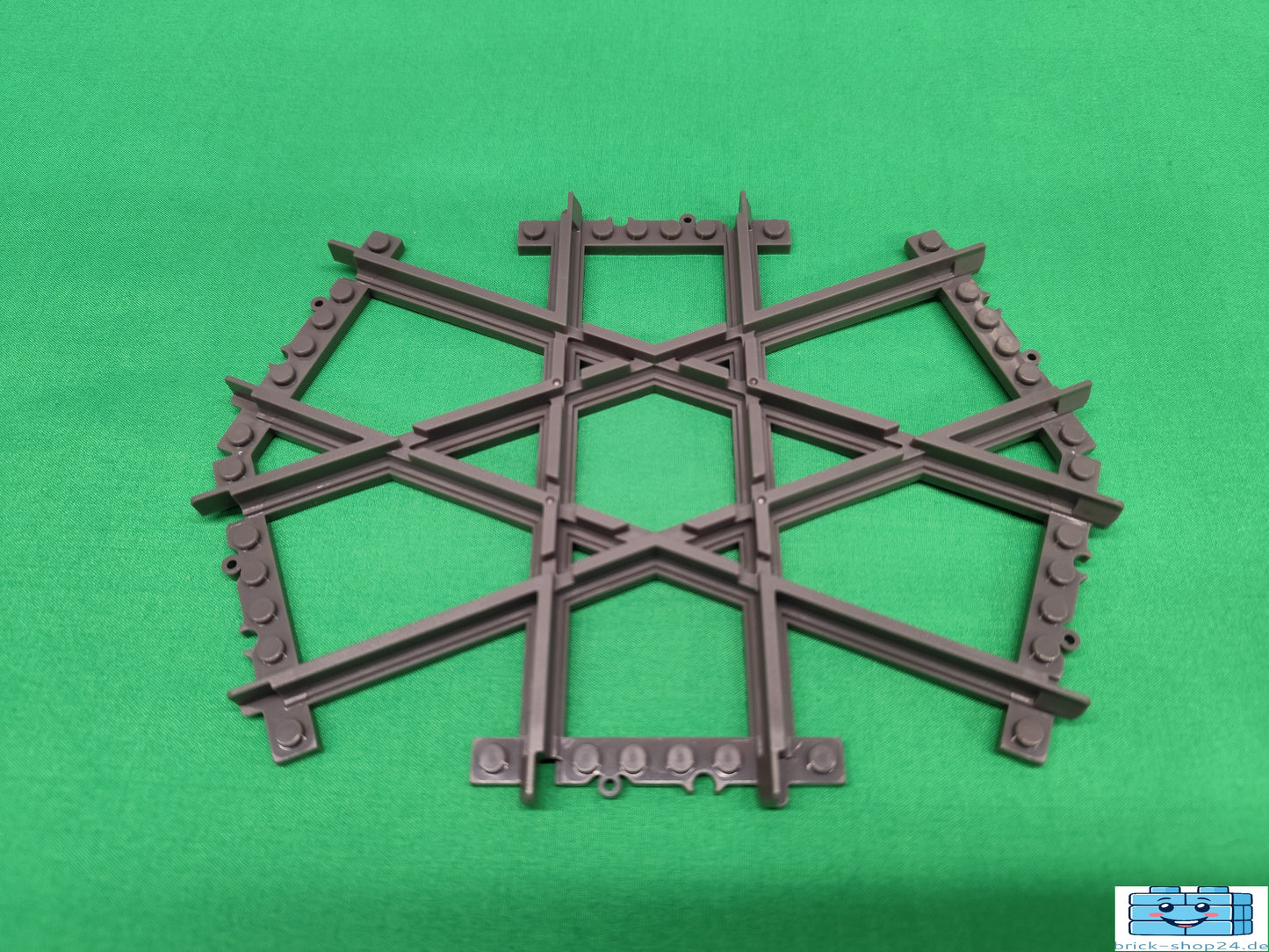 Schienen Eisenbahn Gleis Kreuzung 6-fach Railway Rails Bausteine Klemmbaustein