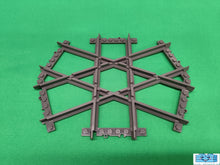 Schienen Eisenbahn Gleis Kreuzung 6-fach Railway Rails Bausteine Klemmbaustein