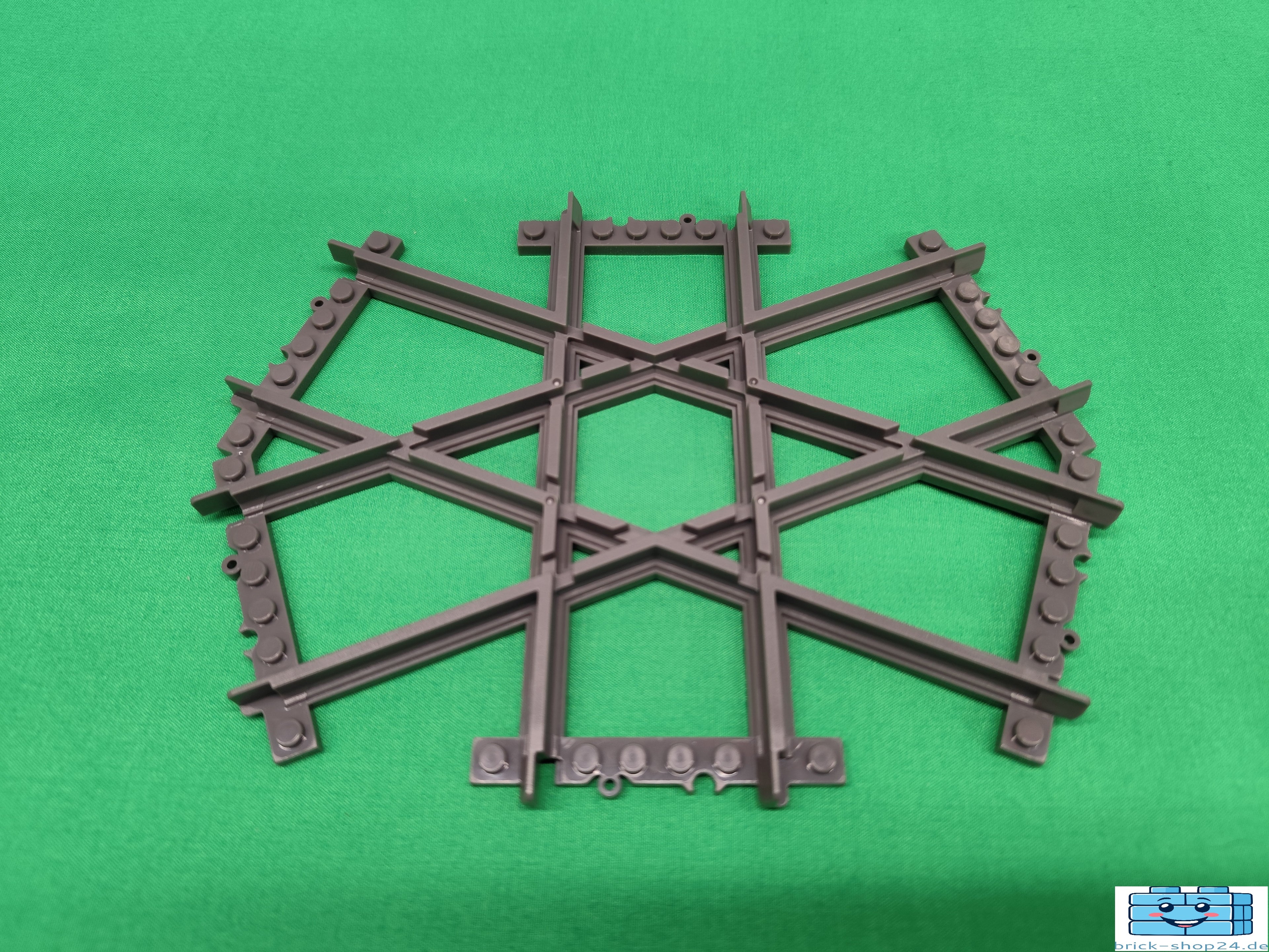 Schienen Eisenbahn Gleis Kreuzung 6-fach Railway Rails Bausteine Klemmbaustein