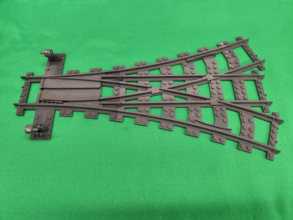 Schienen Eisenbahn Gleis Weiche Y-Weiche 3-fach Railway Rails Bausteine Klemmbaustein