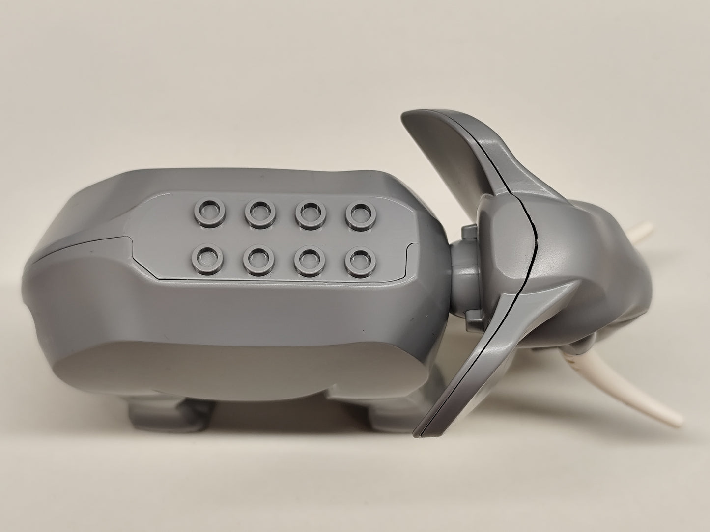 Klemmbaustein Tiere Elefant PAPA Lange Stoßzahn / Male elephant