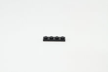 Klemmbaustein 3710 Platte / Plate 1 x 4 Schwarz