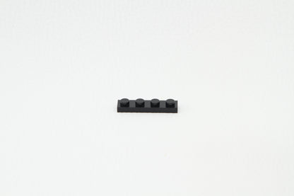 Klemmbaustein 3710 Platte / Plate 1 x 4 Schwarz