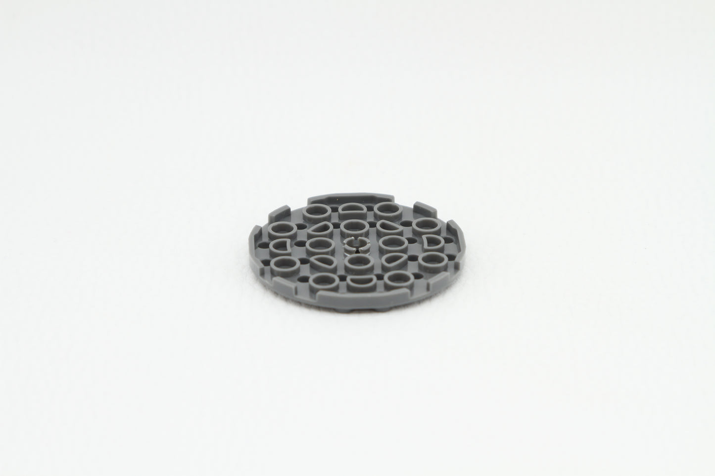 Klemmbaustein 11213 Runde Platte / PLATE Round  6 x 6 Dunkel Grau