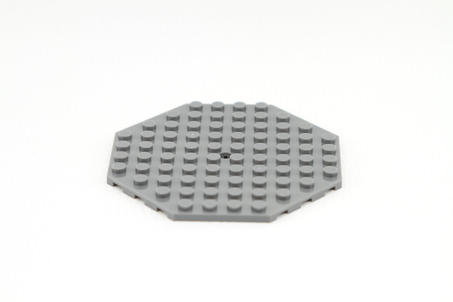 Klemmbaustein 89523 8 Eck Platte / PLATE OCTAGONAL  10 x 10 Dunkel Grau