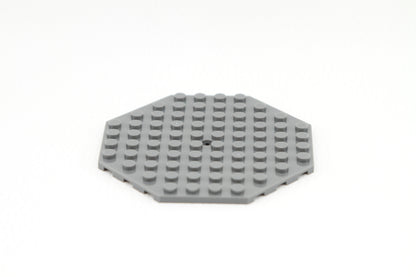 Klemmbaustein 89523 8 Eck Platte / PLATE OCTAGONAL  10 x 10 Dunkel Grau
