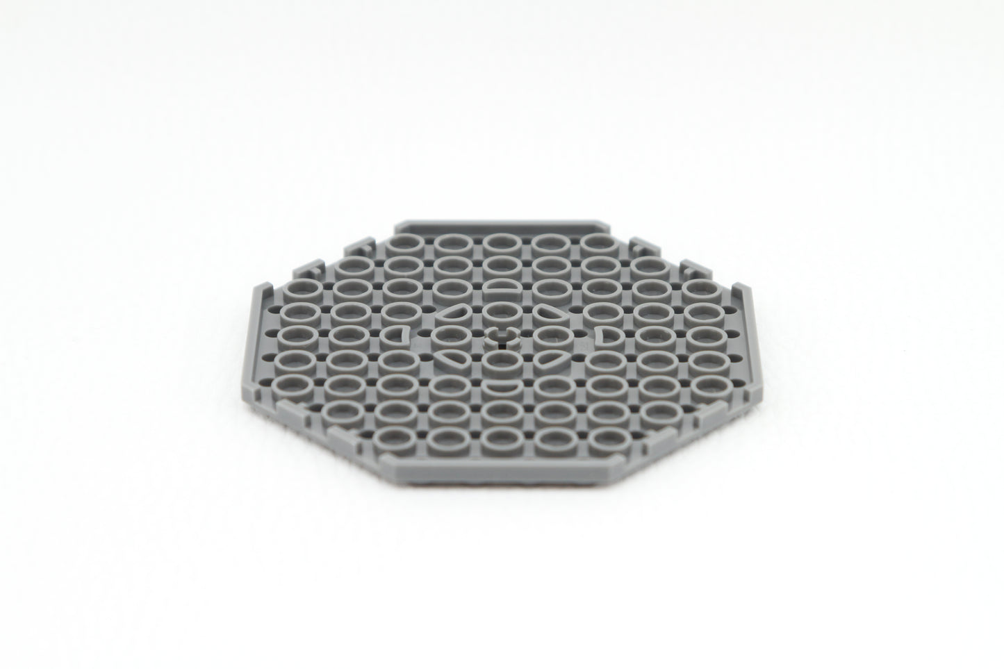 Klemmbaustein 89523 8 Eck Platte / PLATE OCTAGONAL  10 x 10 Dunkel Grau