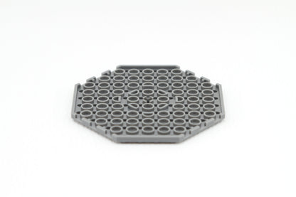 Klemmbaustein 89523 8 Eck Platte / PLATE OCTAGONAL  10 x 10 Dunkel Grau
