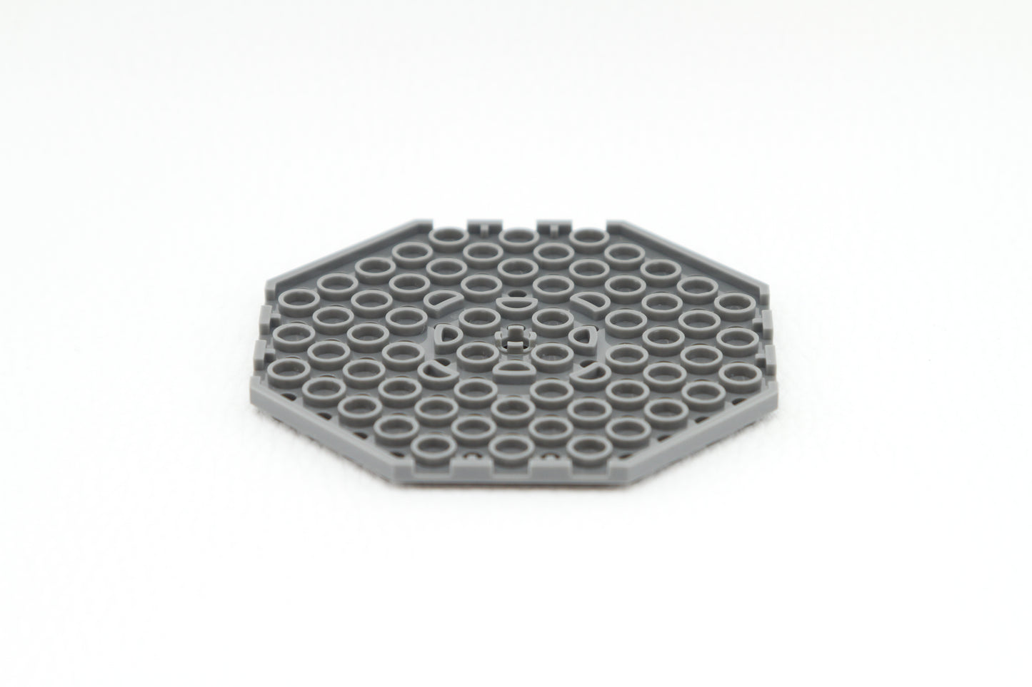 Klemmbaustein 89523 8 Eck Platte / PLATE OCTAGONAL  10 x 10 Dunkel Grau