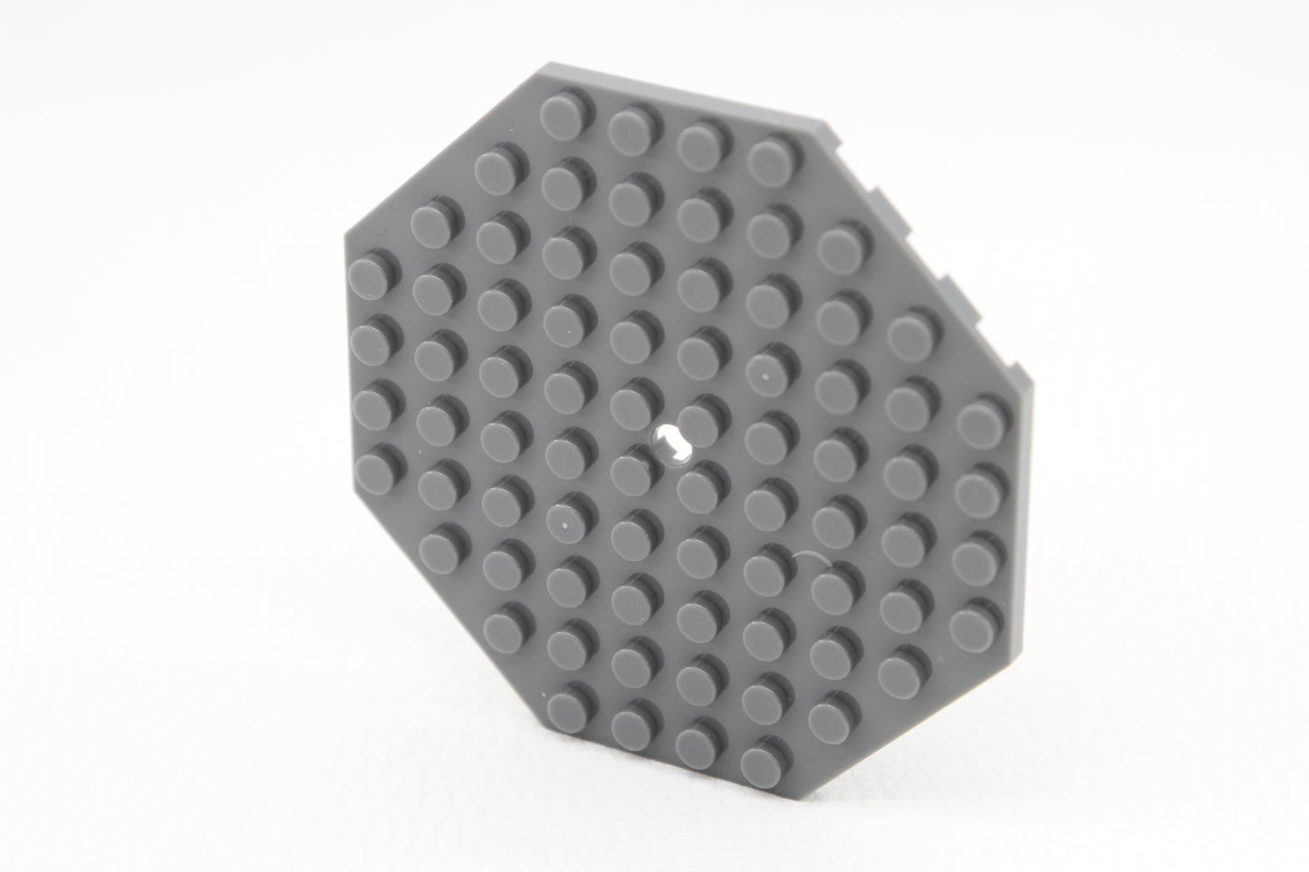 Klemmbaustein 89523 8 Eck Platte / PLATE OCTAGONAL  10 x 10 Dunkel Grau