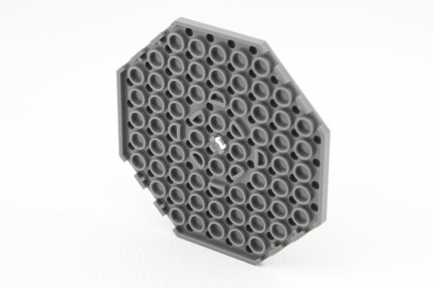 Klemmbaustein 89523 8 Eck Platte / PLATE OCTAGONAL  10 x 10 Dunkel Grau