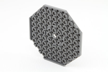 Klemmbaustein 89523 8 Eck Platte / PLATE OCTAGONAL  10 x 10 Dunkel Grau
