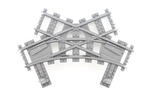 Schienen Eisenbahn Gleis Kreuz Weiche #2 Railway Rails Bausteine  Klemmbaustein