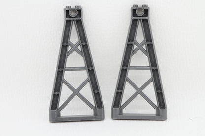 Klemmbaustein 64449 Set 2x Lattice A-Mast Gittermast Träger Pfeiler Pfosten Gitterstütze